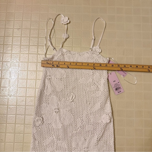 Womens Rosette Mini Sweater Dress - Wild Fable : Cotton, Backless Size XXS - Picture 6 of 7